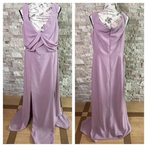 SOCIAL BRIDESMAIDS Sleeveless Gown Maxi Dress NWT Size 16 - Picture 2 of 7